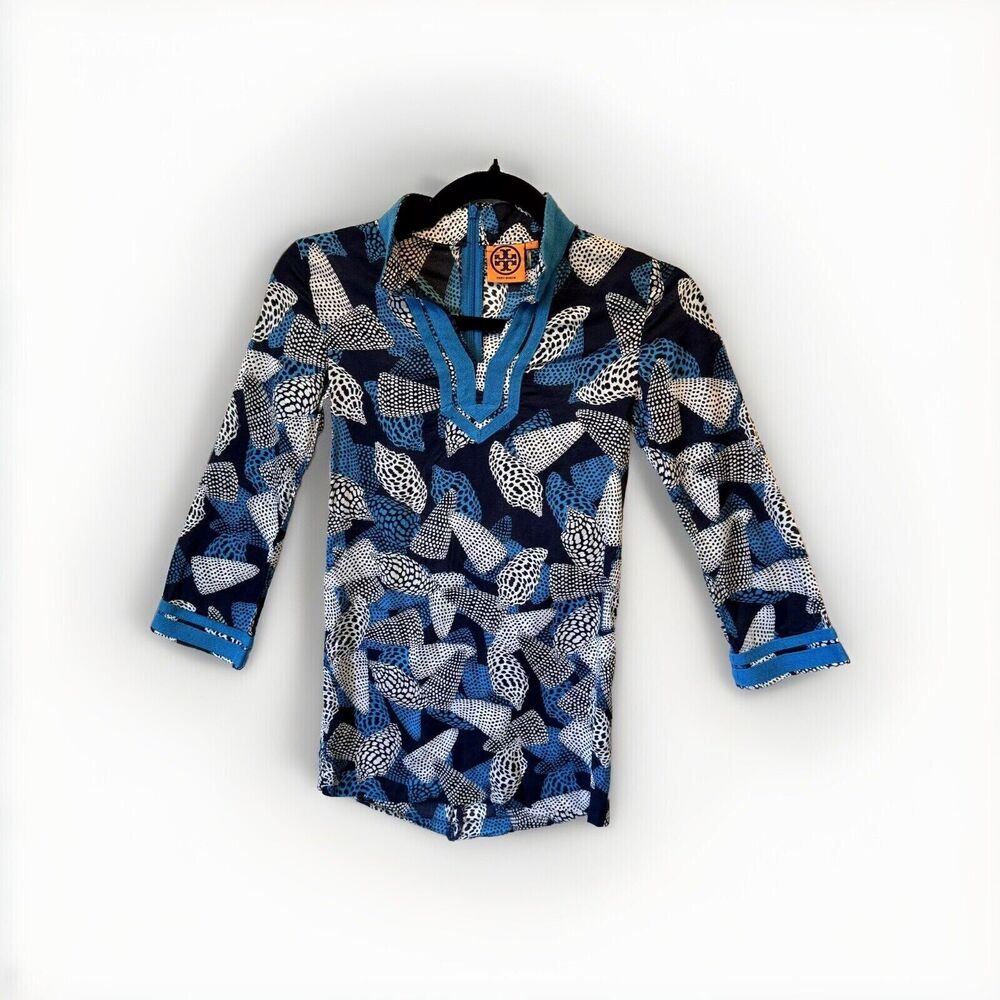 Tory Burch Dress Girls L Childrens Capsule Collection‎ Sea Shells Cotton Tunic